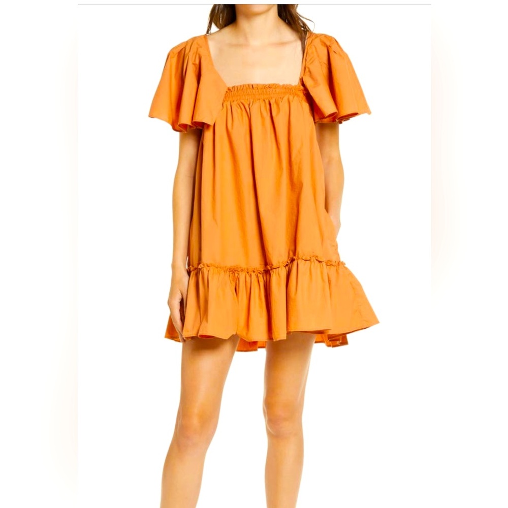 Free People Imogen Babydoll Minidress